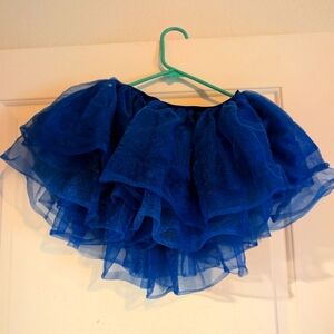 Blue sparkle tutu special occasion costume Halloween